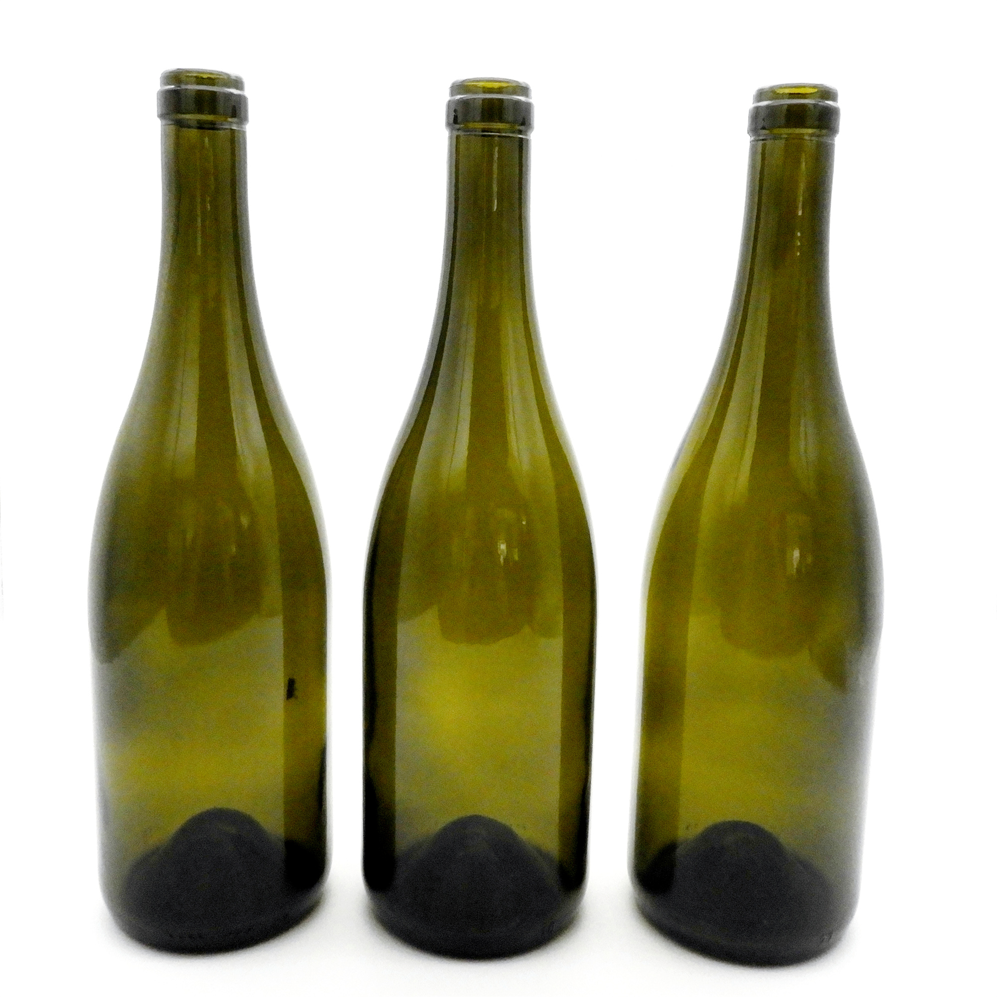 750ml Cork Neck Burgundy Wine Bottle